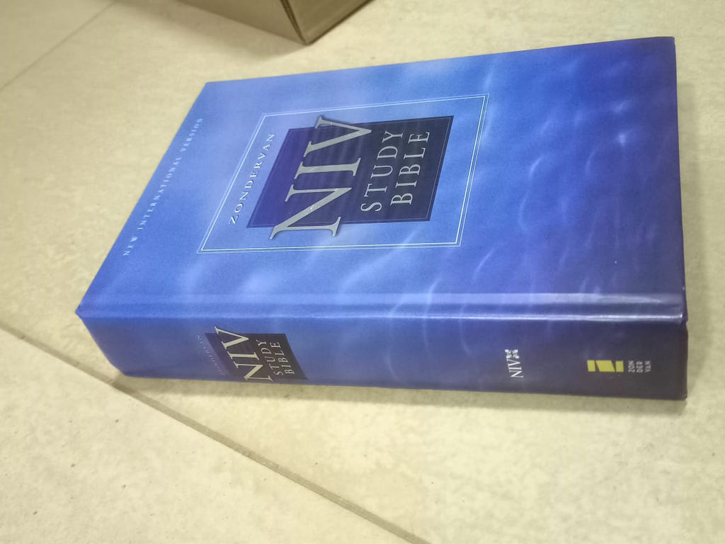 NIV Study Bible Hardcover Large Print | Fully Revised Edition with 21,000 Notes | Full-Color Maps & Comfort Print