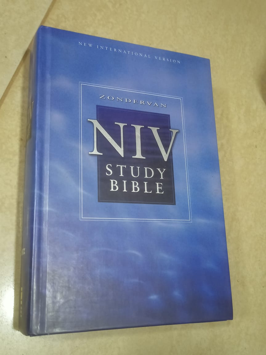 NIV Study Bible Hardcover Large Print | Fully Revised Edition with 21,000 Notes | Full-Color Maps & Comfort Print