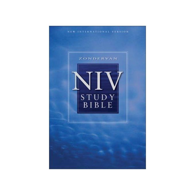 NIV Study Bible Hardcover Large Print | Fully Revised Edition with 21,000 Notes | Full-Color Maps & Comfort Print