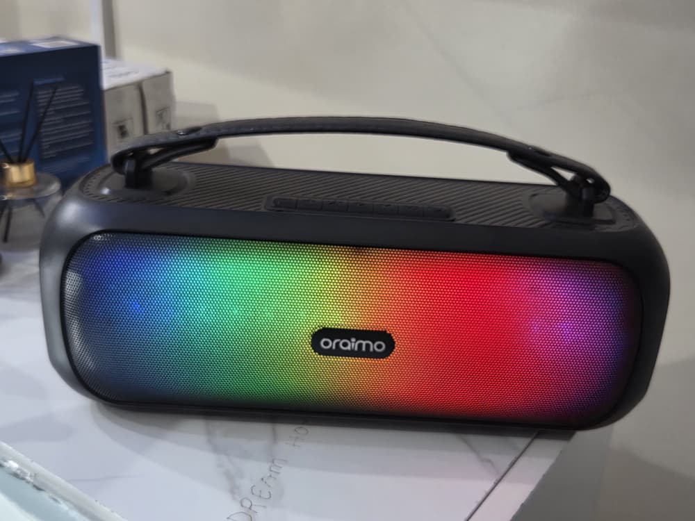 Oraimo Boom OBS-75D Wireless Bluetooth Speaker 30W with RGB Lights, FM Radio, USB & Deep Bass