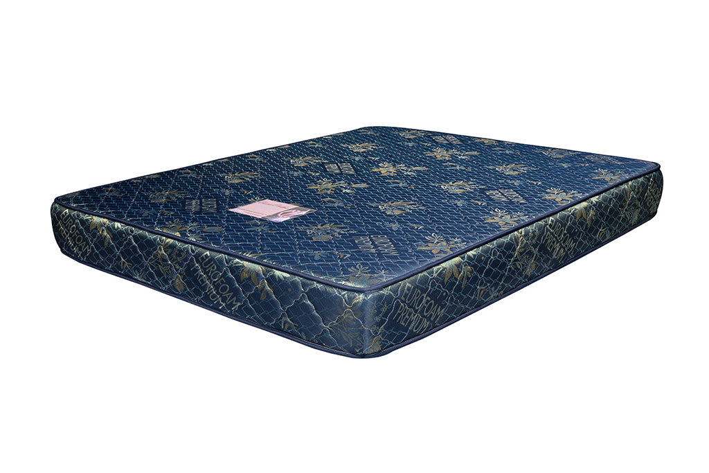 Orthopedic Mattress Blue Green - 4x6ft 6-Inch with Rebonded Foam & High Density Layer, Pressure Releasing Quilted Design