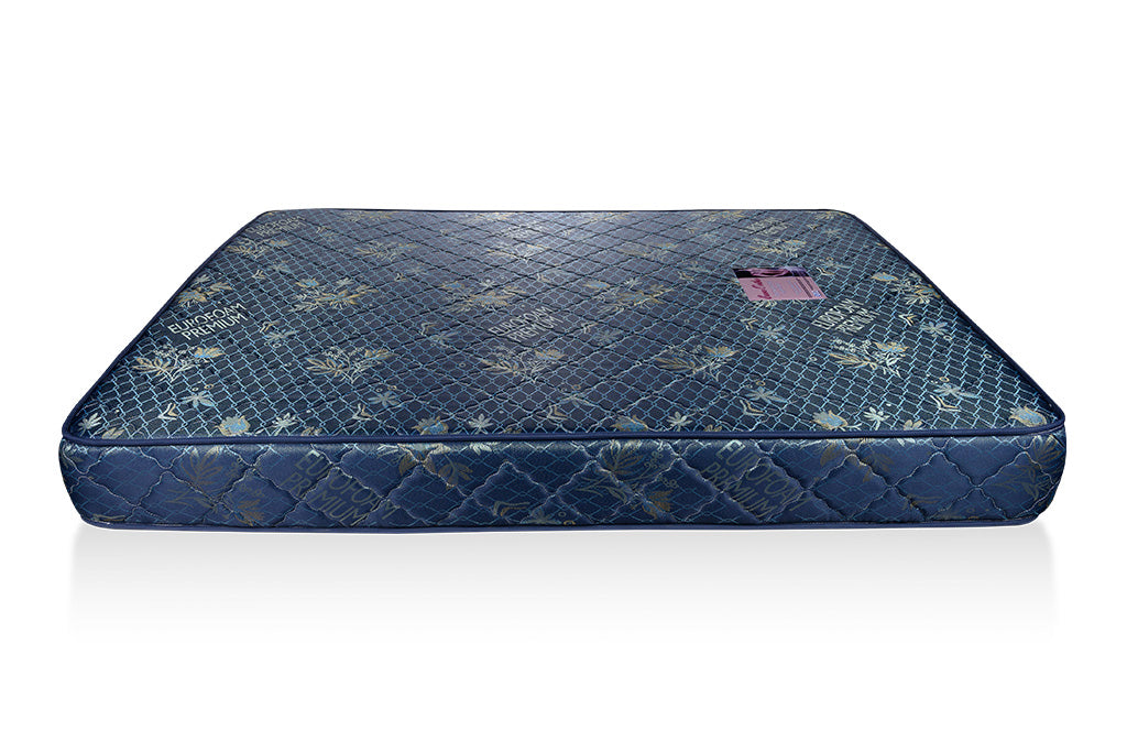 Orthopedic Mattress Blue Green - 4x6ft 6-Inch with Rebonded Foam & High Density Layer, Pressure Releasing Quilted Design