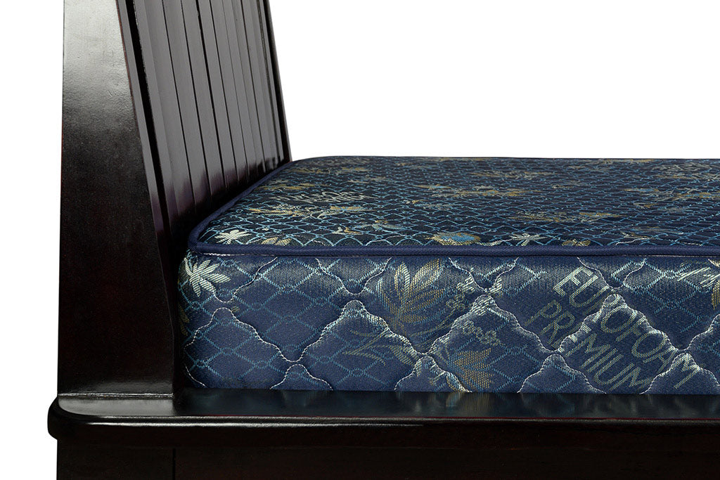 Orthopedic Mattress Blue Green - 4x6ft 6-Inch with Rebonded Foam & High Density Layer, Pressure Releasing Quilted Design