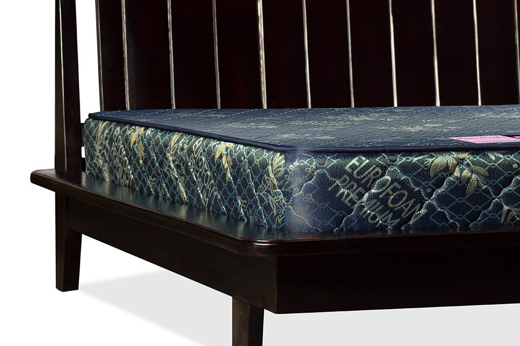 Orthopedic Mattress Blue Green - 4x6ft 6-Inch with Rebonded Foam & High Density Layer, Pressure Releasing Quilted Design