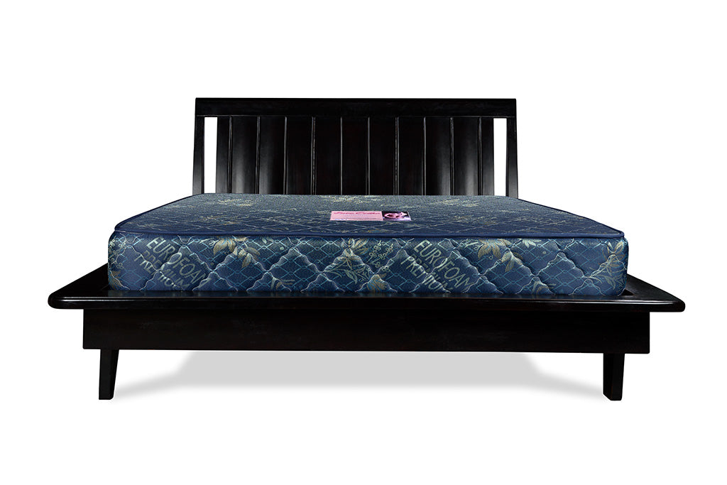 Orthopedic Mattress Blue Green - 4x6ft 6-Inch with Rebonded Foam & High Density Layer, Pressure Releasing Quilted Design