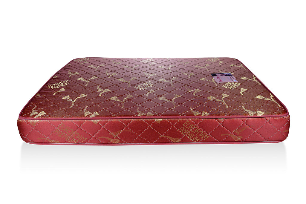 Orthopedic Mattress Chocolate Flower - 5x6ft 8-Inch with Rebonded Foam & High Density Layer, Quilted Pressure Relief