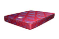 Orthopedic Mattress Maroon Blue Flowers - 5x6ft 6-Inch with Rebonded Foam & High Density Layer, Quilted Pressure Relief