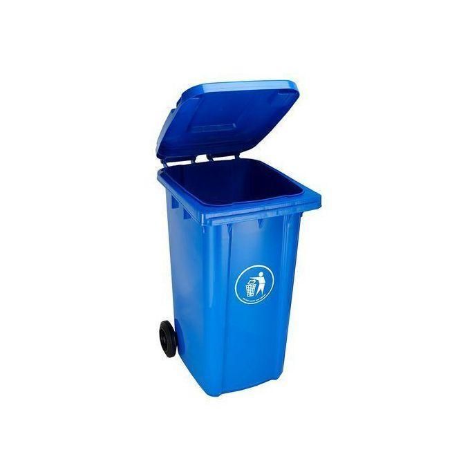 240L Outdoor Wheelie Bin – Heavy-Duty Plastic Waste Bin with Wheels, Large Garbage Container for Commercial Use