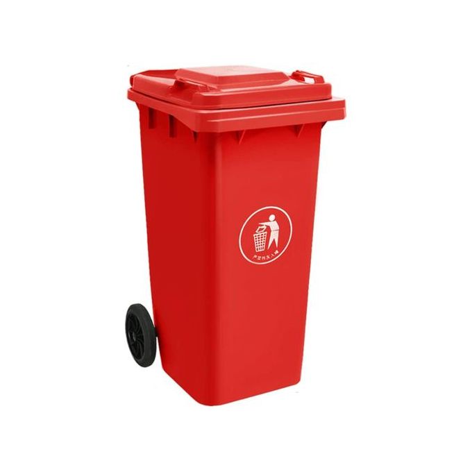 240L Outdoor Wheelie Bin – Heavy-Duty Plastic Waste Bin with Wheels, Large Garbage Container for Commercial Use
