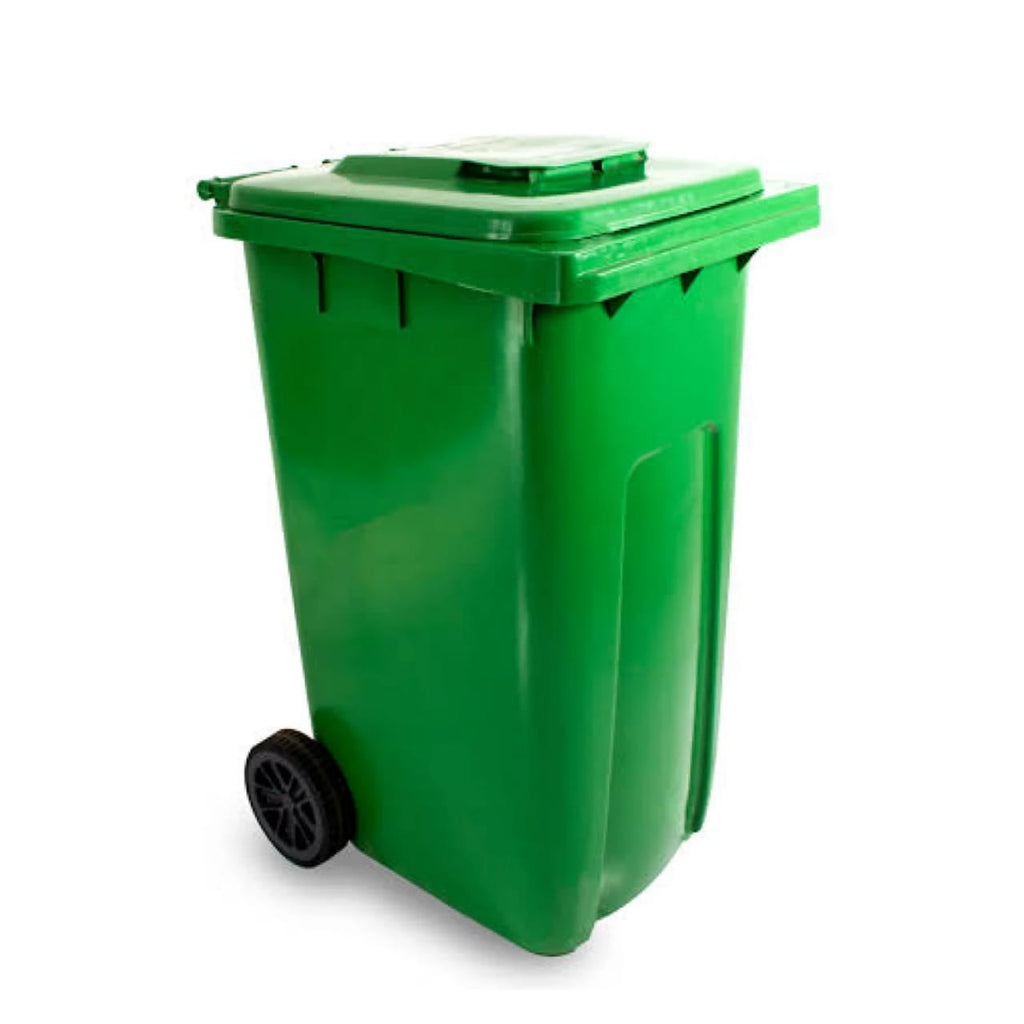 240L Outdoor Wheelie Bin – Heavy-Duty Plastic Waste Bin with Wheels, Large Garbage Container for Commercial Use