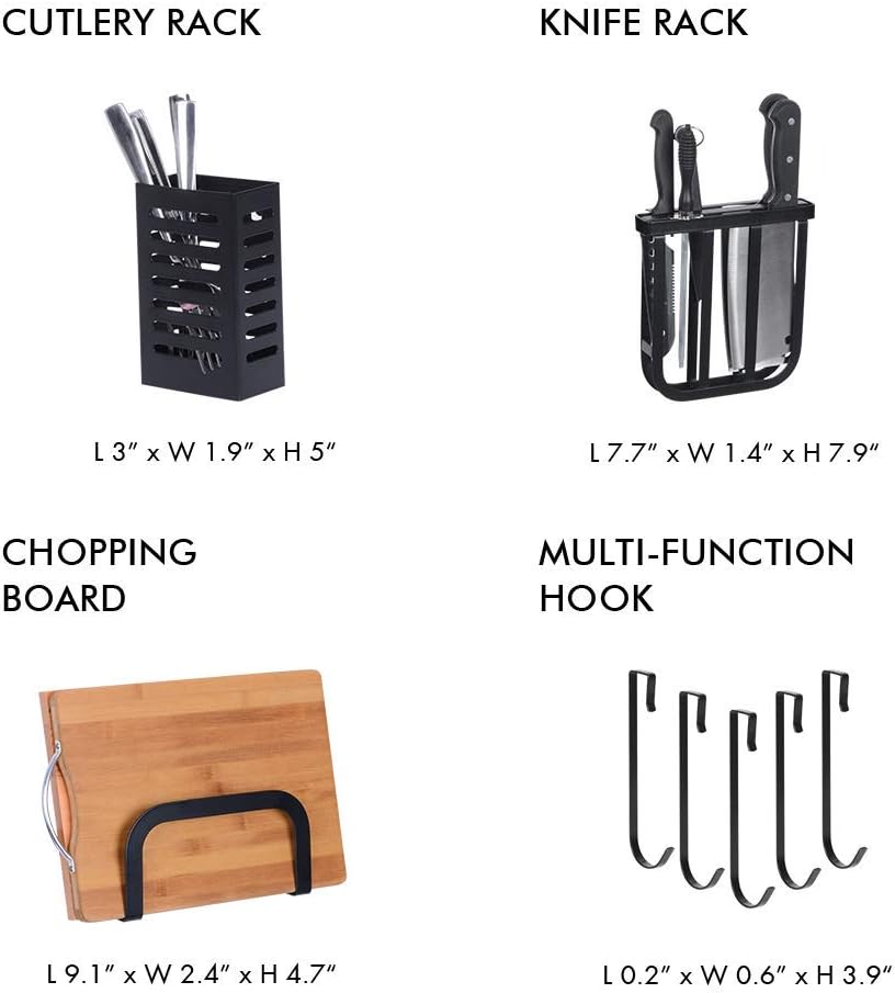 Over Sink Dish Drying Rack – Stainless Steel Kitchen Organizer, Utensil Holder, Space Saver
