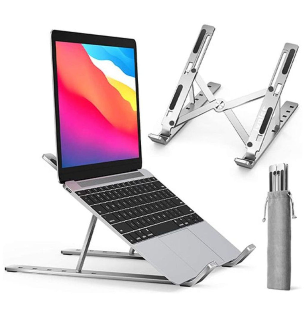 Portable Laptop Stand – 7-Level Height Adjustable, Ergonomic Cooling Design, Foldable, Wide Compatibility