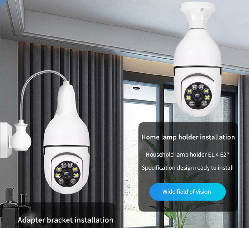WiFi Panorama Camera 1080P | 360° Security Camera with Night Vision