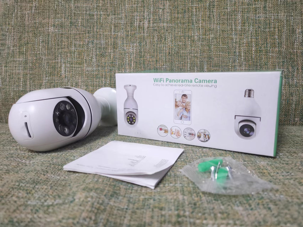 WiFi Panorama Camera 1080P | 360° Security Camera with Night Vision