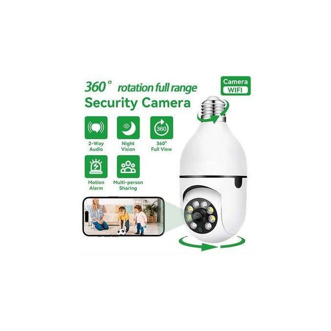 WiFi Panorama Camera 1080P | 360° Security Camera with Night Vision