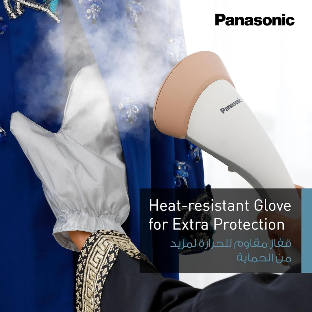Panasonic NI-GSG060WTH 2000W Garment Steamer | 40g/min Steam, 1.5X Wider Head & 1.5L Tank