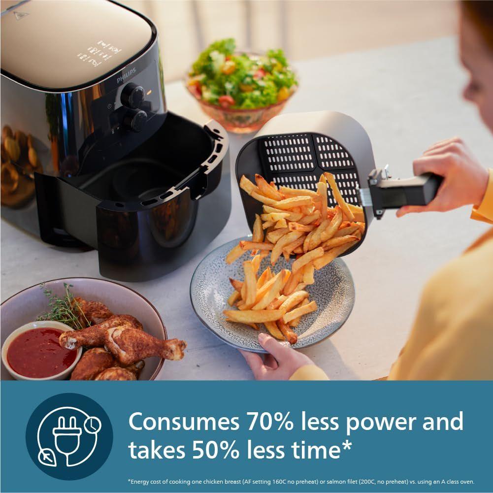 Philips 4.1L Essential Air Fryer HD9200/90 – Healthier, Crispy Cooking with 90% Less Fat - LIFE STORES UGANDA