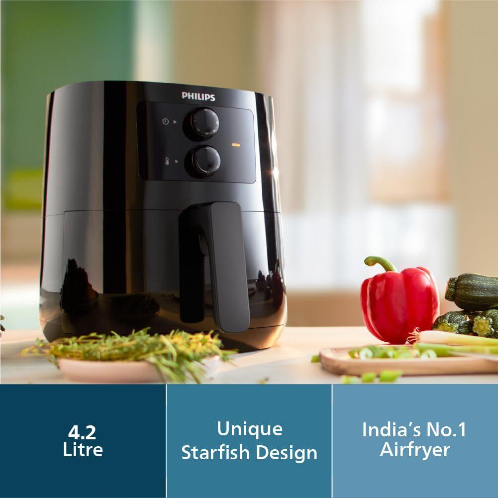 Philips 4.1L Essential Air Fryer HD9200/90 – Healthier, Crispy Cooking with 90% Less Fat - LIFE STORES UGANDA