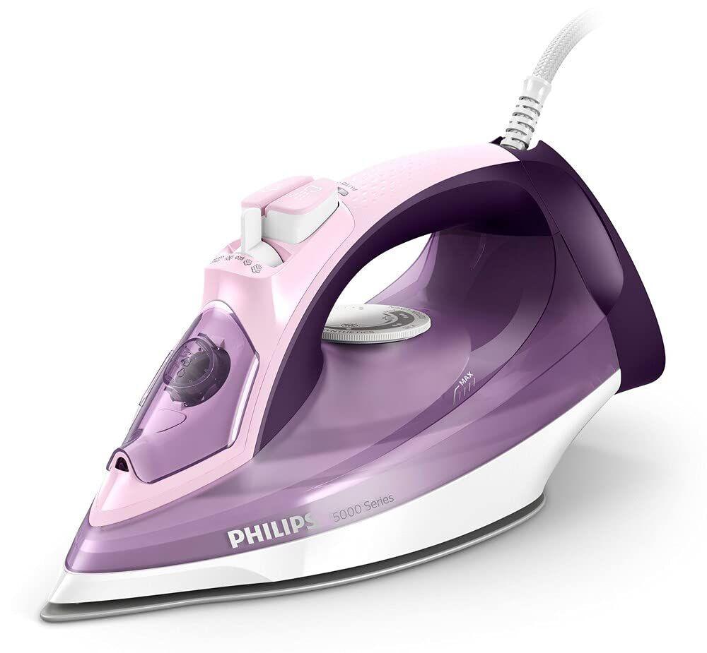 Philips Steam Iron 5000 Series – 2400W Power, 45g/min Steam, Scratch-Resistant Soleplate - LIFE STORES UGANDA