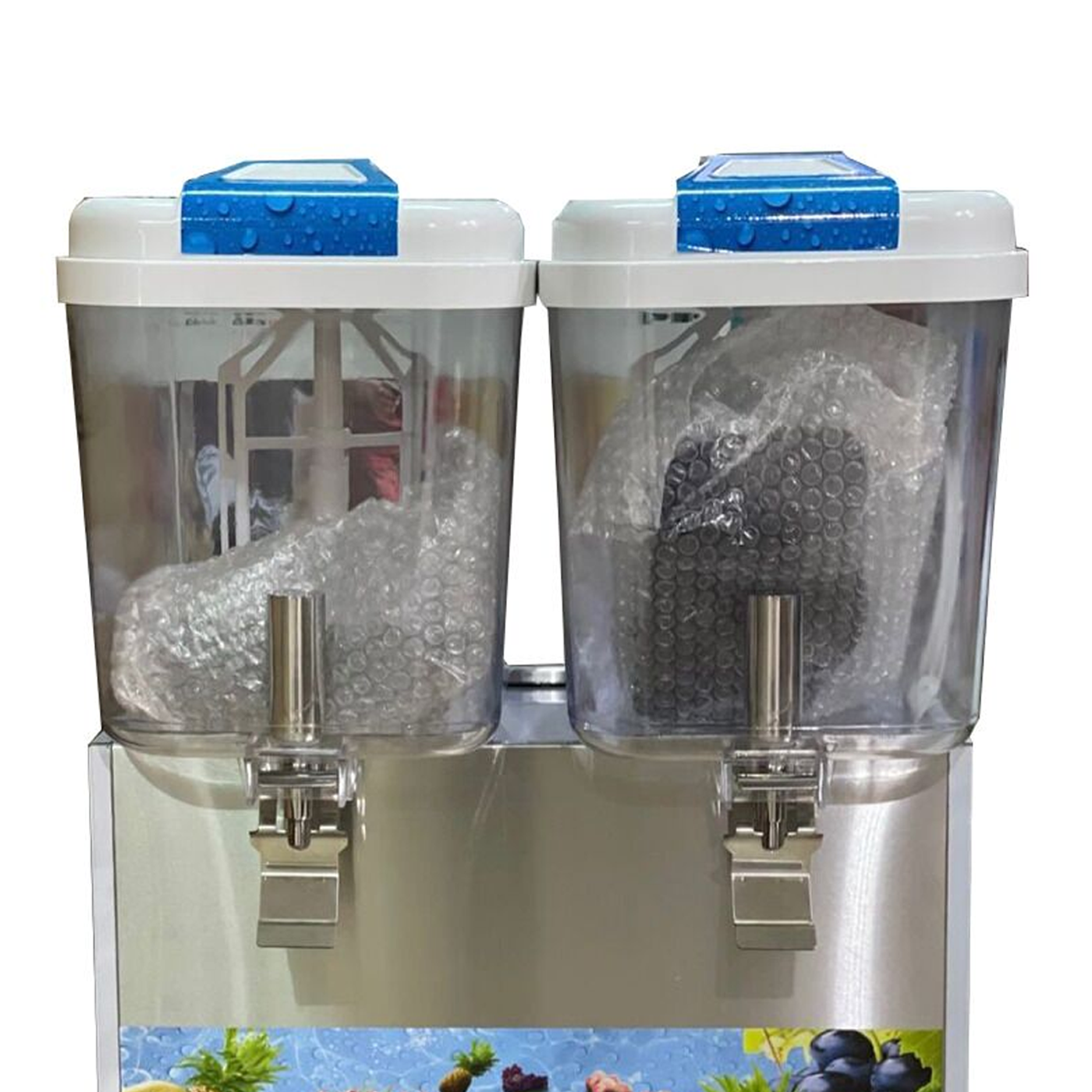 Pixel 18L Double Juice Dispenser – 2 Taps Beverage Machine, Commercial Cold Drink Dispenser