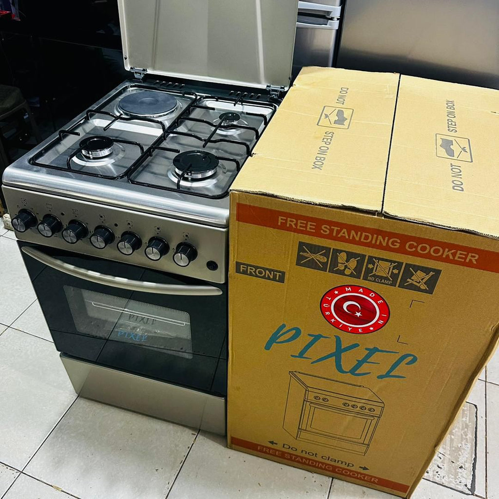 Pixel 3+1 Hybrid Cooker - 50x60cm, Electric Oven & Auto Ignition