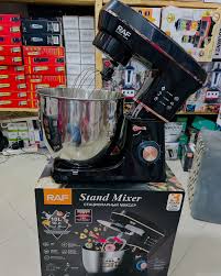 Stand Mixer – RAF R.6615 2000W | 12L Stainless Steel Bowl | 6-Speed with Pulse | 3-in-1 Mixing Functions