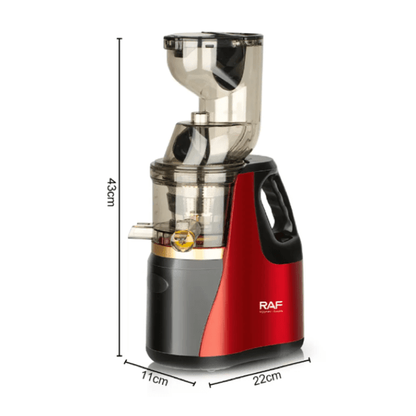 RAF Slow Juicer Extractor 150W | R.2831 | Efficient Juicing with Filterless Technology - LIFE STORES UGANDA
