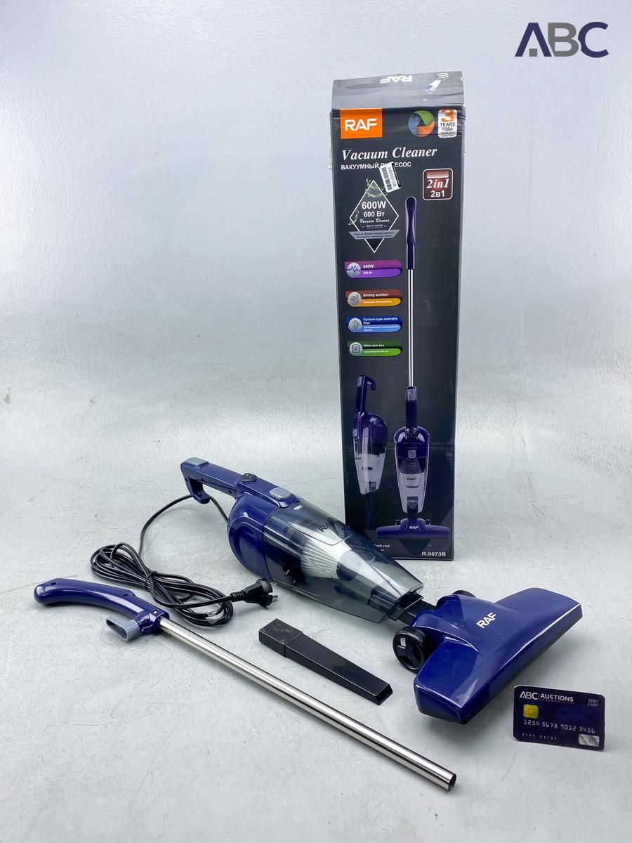 RAF Vacuum Cleaner – 600W Handheld, 35,000 RPM Cyclone Suction, 0.5L Dust Container, 4m Cord