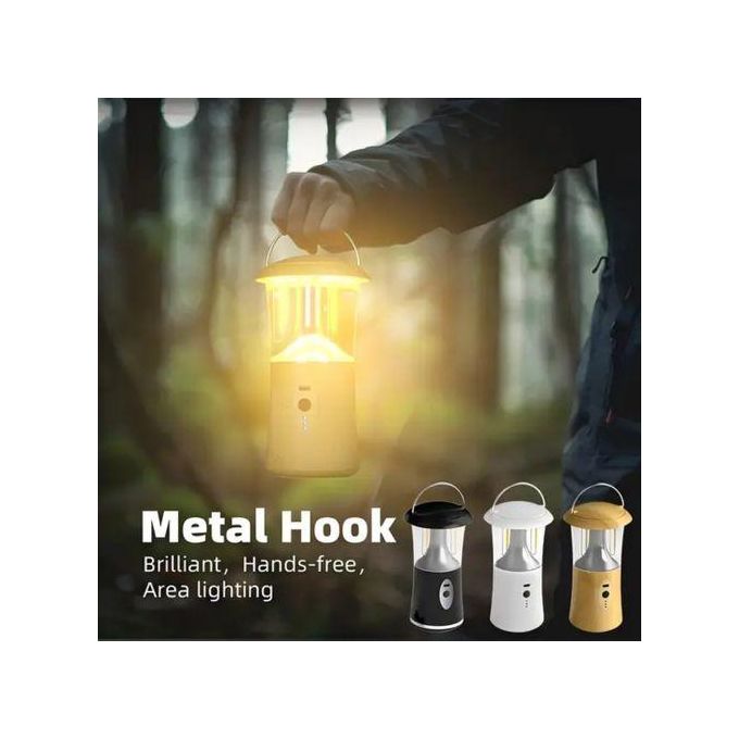 Outdoor Rechargeable Lantern | 3 Light Modes, 10+ Hours Battery