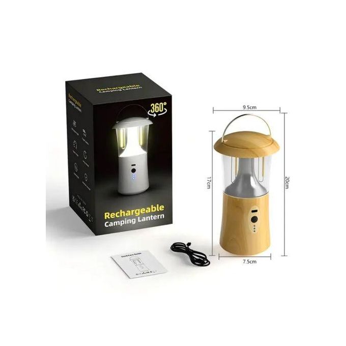 Outdoor Rechargeable Lantern | 3 Light Modes, 10+ Hours Battery