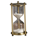 Retro Sandglass with Metal Frame | 7x16cm Decorative Hourglass for Gifts & Decor
