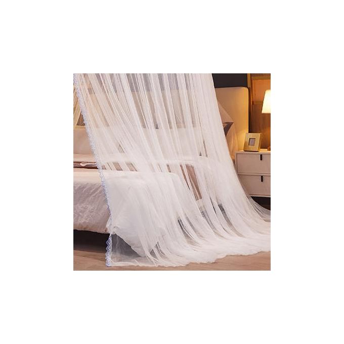 5x6 Round Top Mosquito Net - Easy Assemble Lightweight Airy Bed Net for Comfort & Home Decor, DIY Quick Fix Design