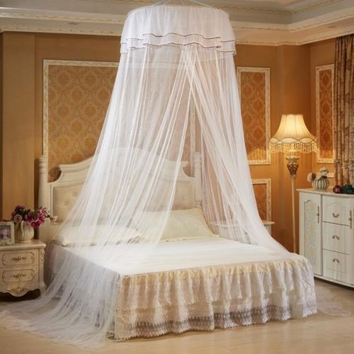 5x6 Round Top Mosquito Net - Easy Assemble Lightweight Airy Bed Net for Comfort & Home Decor, DIY Quick Fix Design