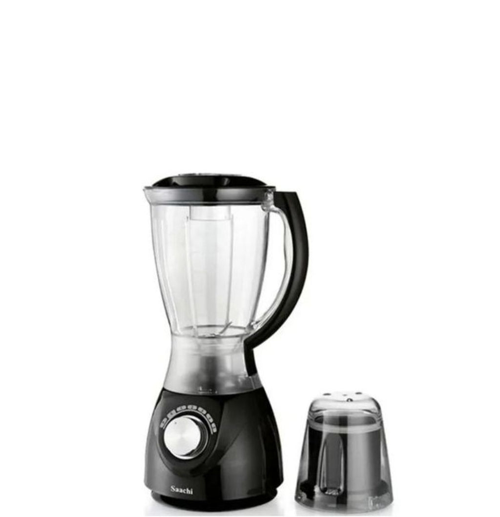 Saachi Blender & Grinder 2-in-1 – 1.5L 300W, Stainless Steel Blades, Multiple Speeds, Pulse Function, Overheat Protection