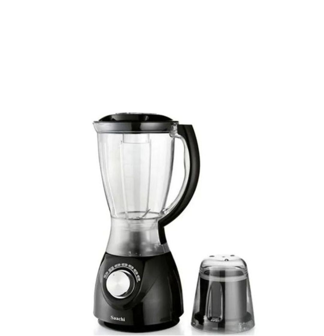 Saachi Blender & Grinder 2-in-1 – 1.5L 300W, Stainless Steel Blades, Multiple Speeds, Pulse Function, Overheat Protection