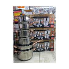 Seemann 12-Piece Stainless Steel Cookware Set – Induction-Ready Performance & Sleek Durability MT-10021