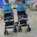 Modular Double Stroller for Twins | Convertible 2-in-1 to Single Stroller | Lightweight Side-by-Side Design