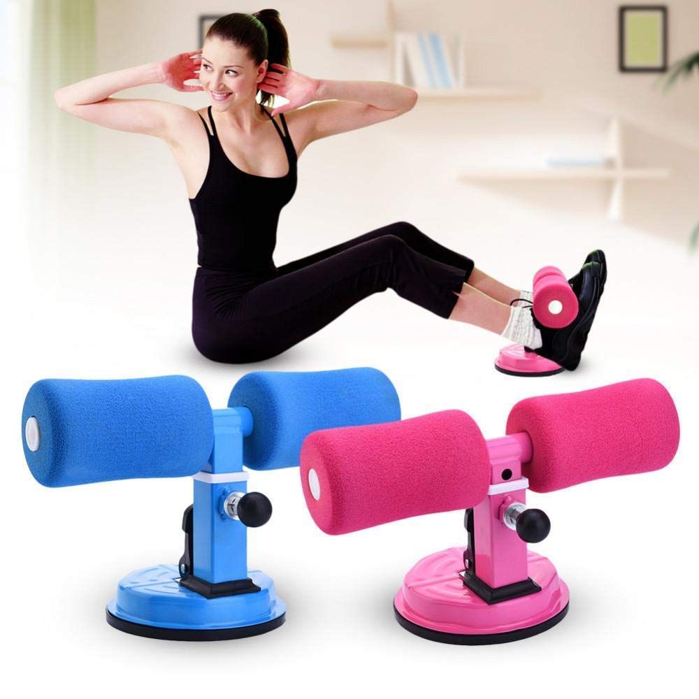 Sit-Up Bar – Home Fitness Equipment, Adjustable Height, Suction Cup Base, Foam Padding, Multi-Function for Abs & Push-Ups