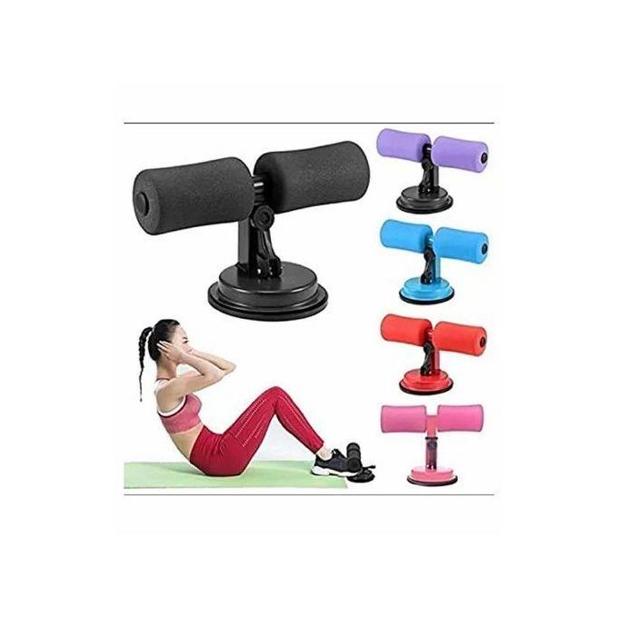 Sit-Up Bar – Home Fitness Equipment, Adjustable Height, Suction Cup Base, Foam Padding, Multi-Function for Abs & Push-Ups