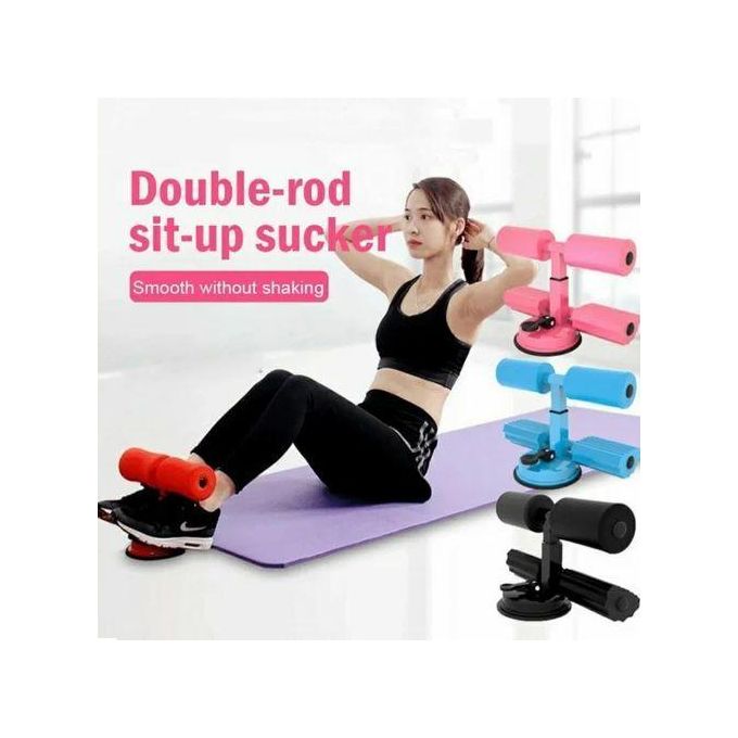 Sit-Up Bar – Home Fitness Equipment, Adjustable Height, Suction Cup Base, Foam Padding, Multi-Function for Abs & Push-Ups