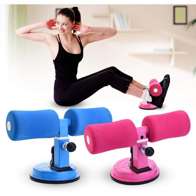 Sit-Up Bar – Home Fitness Equipment, Adjustable Height, Suction Cup Base, Foam Padding, Multi-Function for Abs & Push-Ups