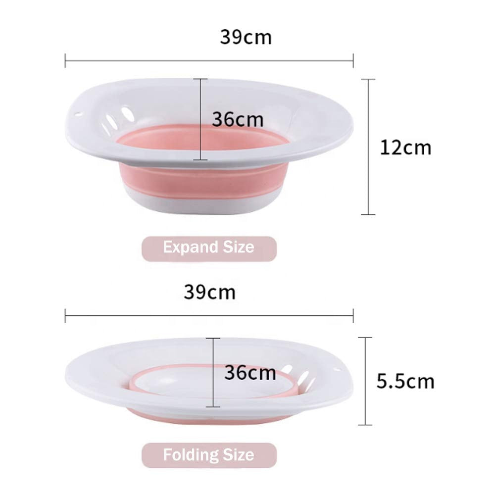 Foldable Sitz Bath for Toilet Seat | Postpartum Care & Hemorrhoid Relief | Anti-Overflow Bidet Basin with Flusher
