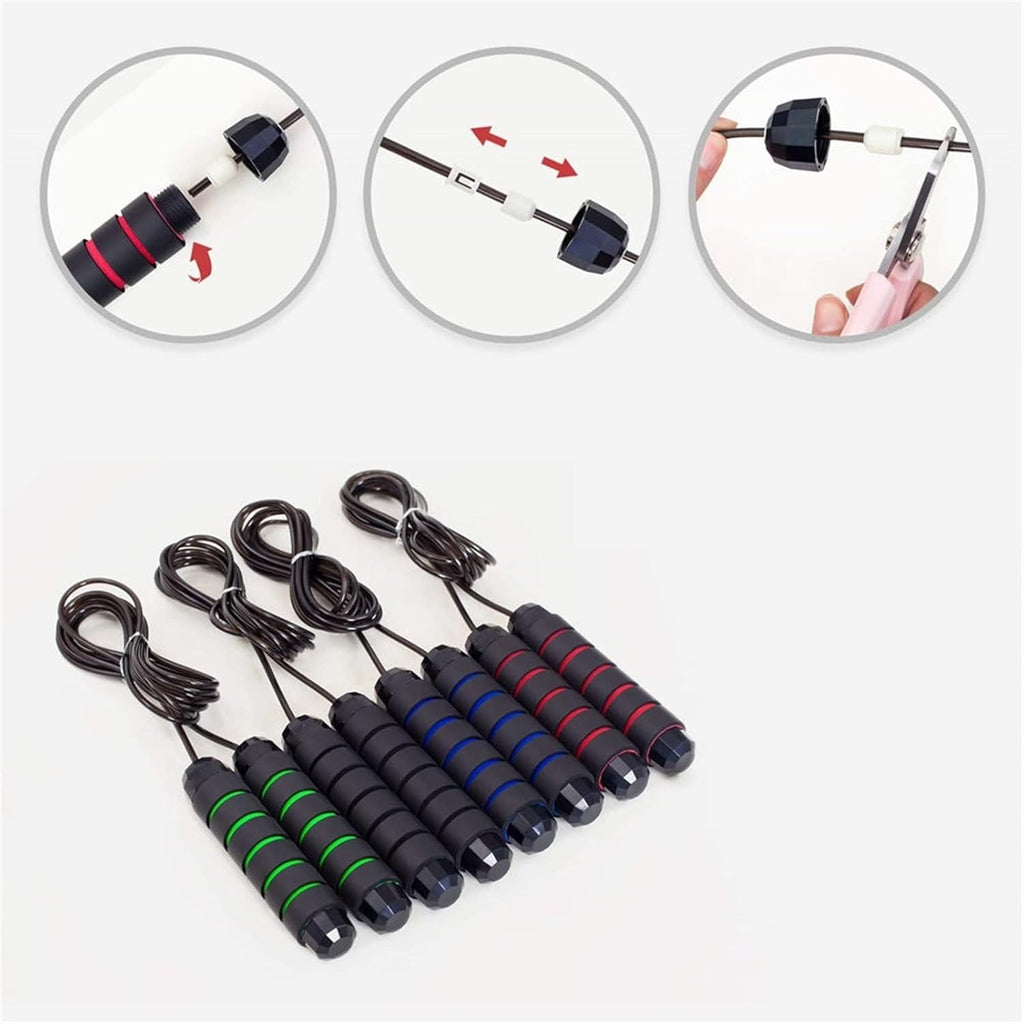 Jumprope for Fitness – Speed Skipping Rope, Tangle-Free, Anti-Slip, Durable