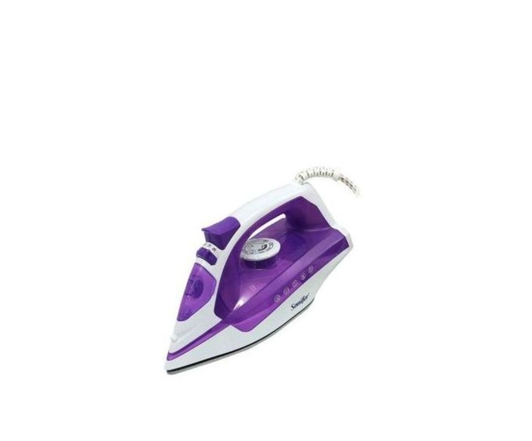 Sonifer Steam Iron – 2400W Fast Ironing, Ceramic Non-Stick Soleplate, 180g Steam Boost, Self-Clean