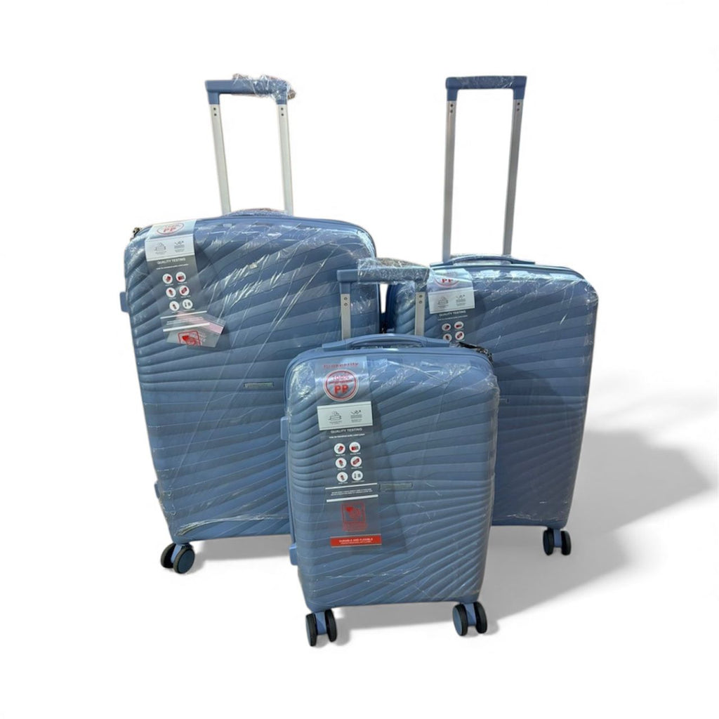 3-in-1 Lightweight Hardshell Luggage Set | 360° Spinner Wheels & Digital Lock