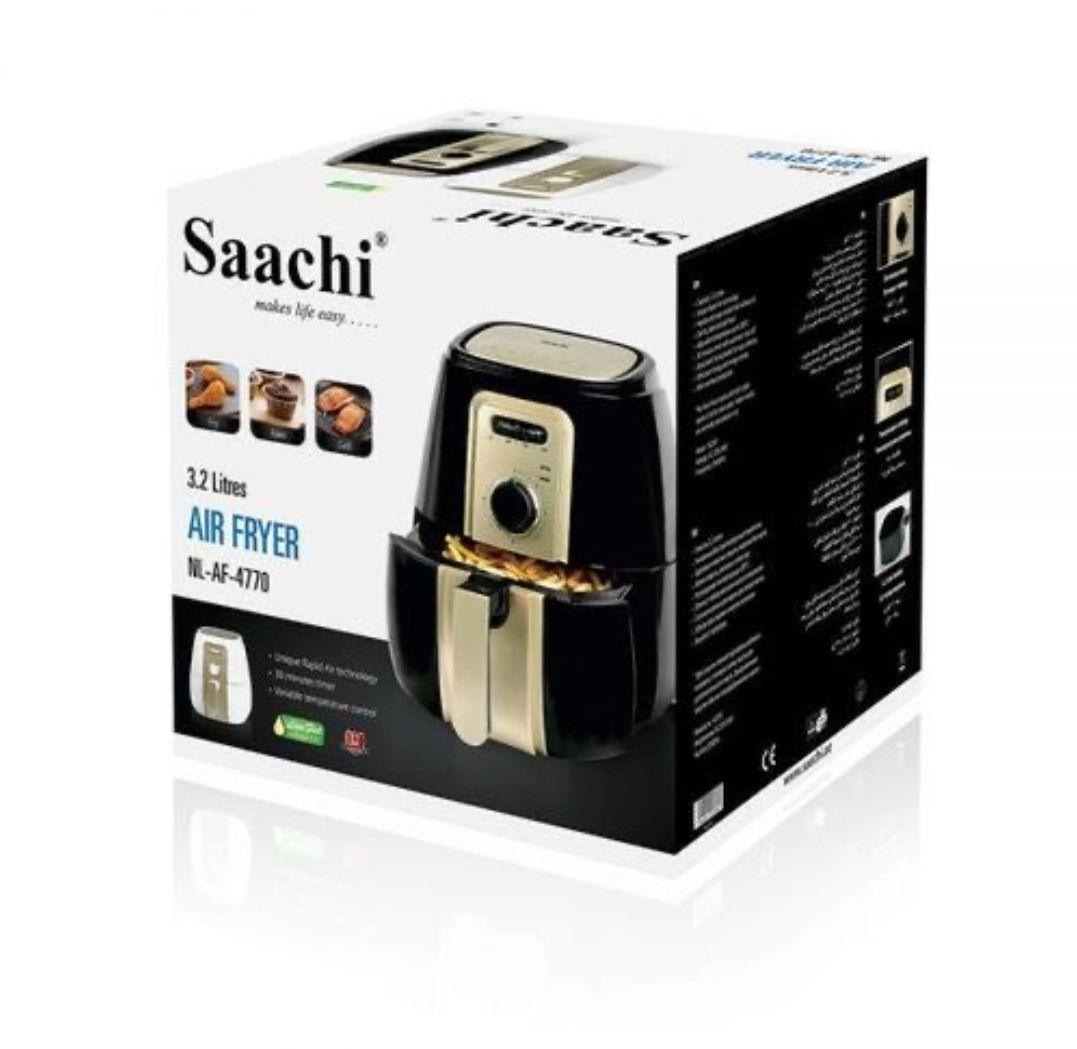 Saachi 3.2L Air Fryer | Model NL-AF-4770-BK | Oil-Free Cooking with Rapid Air Technology - LIFE STORES UGANDA