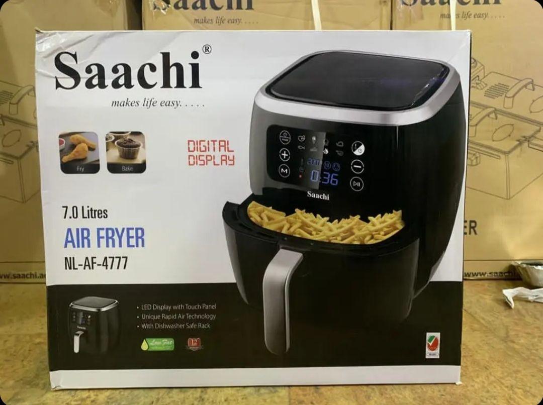 Saachi 7.0L Air Fryer – Digital Touch Panel, Rapid Air Technology & Oil-Free Cooking - LIFE STORES UGANDA