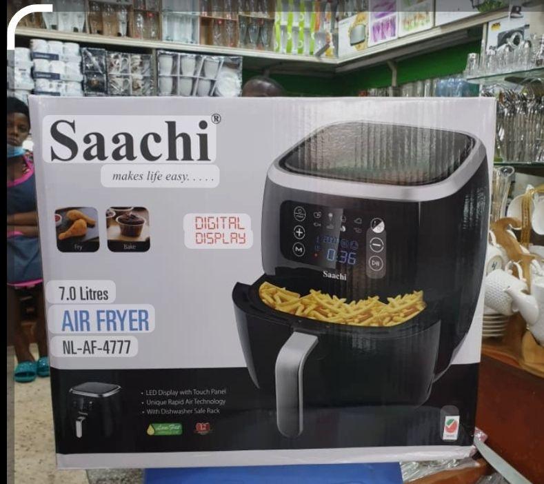 Saachi 7.0L Air Fryer – Digital Touch Panel, Rapid Air Technology & Oil-Free Cooking - LIFE STORES UGANDA