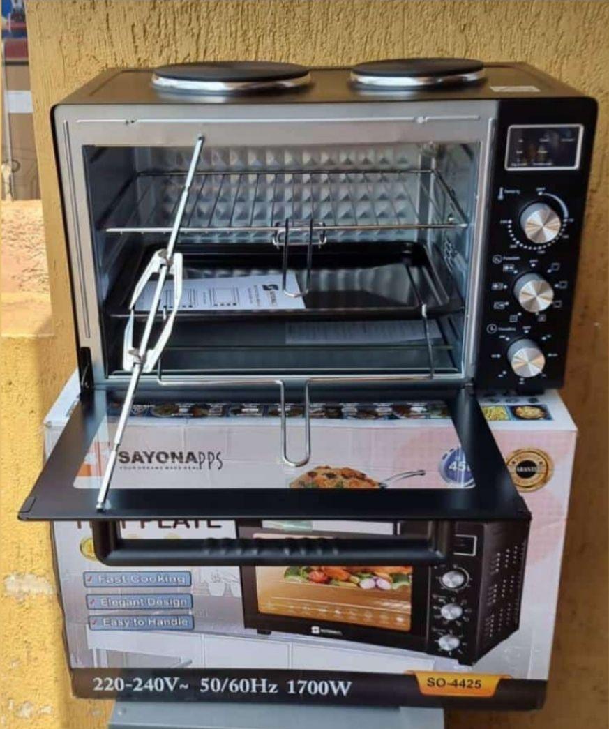 Sayona SO-4425 Electric Oven with Hotplates – The Ultimate Kitchen Companion - LIFE STORES UGANDA
