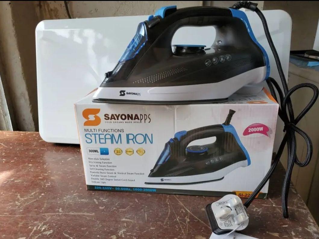Sayona Multi-Function Steam Iron | 1000W-2000W | Effortless Wrinkle Removal - LIFE STORES UGANDA